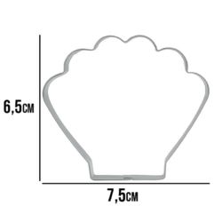 Cortador em Aço Inox Concha - Ref. CA23