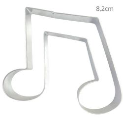 Cortador em Aço Inox Nota Musical - Ref. CA436