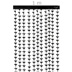 Cortina Metalizada 1x2m Halloween Morcego - Ref. WDF73945