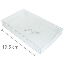 Caixa de Acetato M 05 - 19,5 x 11,5 x 2,5 cm - 20 unid.