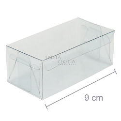 Caixa de Acetato M 13 - 9 x 4,5 x 3,5 cm - 20 unid.