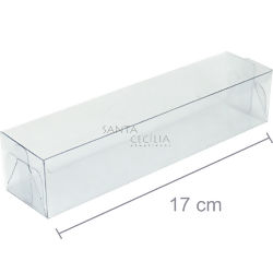 Caixa de Acetato M 16 - 17 x 4 x 3,5 cm - 20 unid.