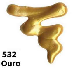 Tinta Relevo Dimensional Metallic 35 ML 532 Ouro