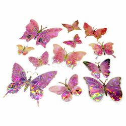Borboleta Decorativa Holográfica 12 unid. Ref. T-12