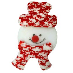 Enfeite de Natal em Feltro - Boneco de Neve Rosto - Ref. 06111