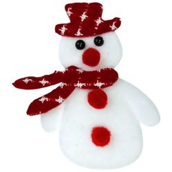 Enfeite de Natal em Feltro - Boneco de Neve - Ref. 0173