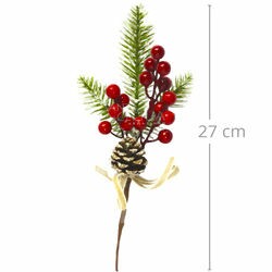 Pick de Natal Ref. 4620312 com Pinha e Berries