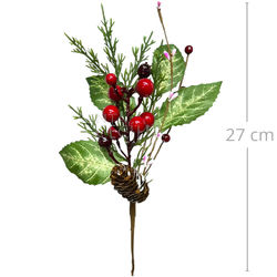 Pick de Natal com Pinha e Berries - Ref. XQ-327