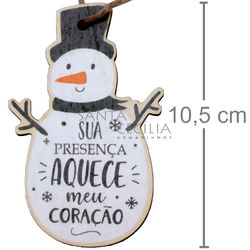 Enfeite de Natal - Boneco de Neve NTA01010
