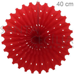 Flor de Papel 40 cm Ref. ZW-70656 - Vermelho