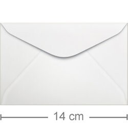 Envelope Diplomata Branco 50 unid. - 90 x 140mm