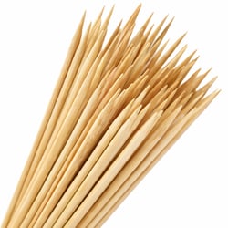 Espeto Churrasco Bambu 50 unid. - 30 cm