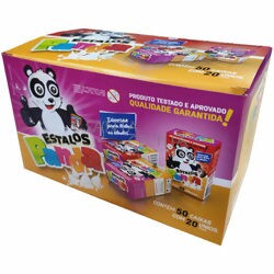 Estalos Panda 50 cx com 20 unid.