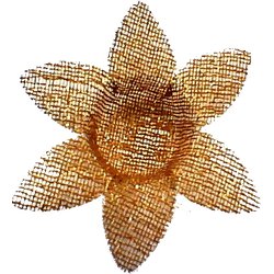 Forminha de Doce F29 em Tela Escócia Cintilante com ouro 25 unid.