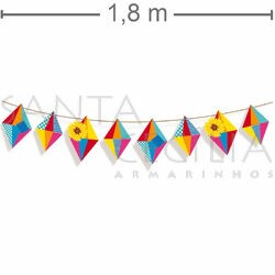 Faixa Decorativa para Festa Junina Balões 1,8 m - Ref. 23610130