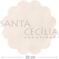 Filó 30cm - 50 unid. - Areia