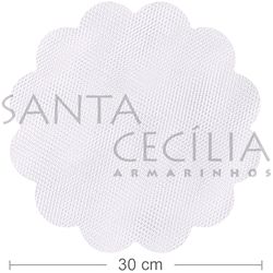 Filó 30cm - 50 unid. - Branco