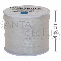 Fio de Silicone 0,6 mm Cristal