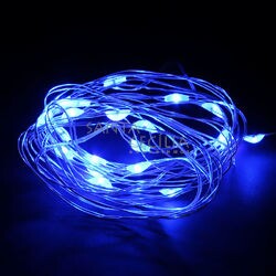 Fio de LED Rolha 20 lâmpadas - Azul