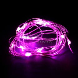 Fio de LED Rolha 20 lâmpadas - Pink