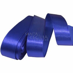 Fita de Cetim Face Simples N°3 - 16mm x 10m - Sinimbu  Azul royal - 1654