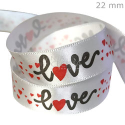 Fita de Cetim Love 2,2cm x 10m Ref.1882/22 COR01