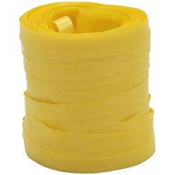 Fitilho Plástico 0,5 cm x 50 m - Amarelo