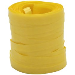 Fitilho Plástico 0,5 cm x 50 m - Amarelo