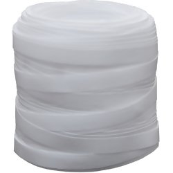 Fitilho Plástico 0,5 cm x 50 m - Branco