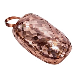 Fitilho Plástico Metálico 0,5 cm x 50 m - Ouro Rosé