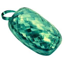 Fitilho Plástico Metálico 0,5 cm x 50 m - Verde Água