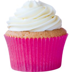 Forminha de Cupcake Lisa Pink 7 x 5 x 4 cm - 45 unid.