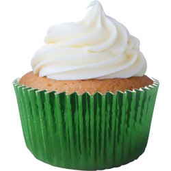 Forminha de Cupcake Metalizada Verde 7 x 5 x 4 cm - 50 unid.