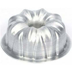 Forma de Bolo Mini Suíça Gomada em Alumínio - 9x4cm Cód. 6076