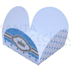 Forminha de Papel para Doces 4 Pétalas Príncipe - 50un