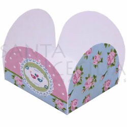 Forminha de Papel para Doces 4 Pétalas Jardim - 50un