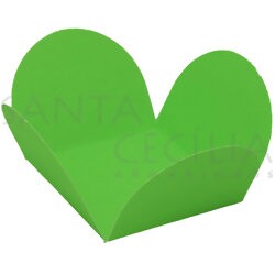 Forminha de Papel para Doces 4 Pétalas Verde Limão - 50un