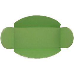 Forminha para Camafeu em Colorplus Verde Folha - 50 un.