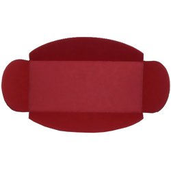 Forminha para Camafeu em Colorplus Vermelho Vinho - 50 un.