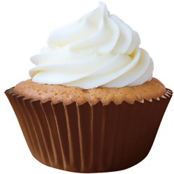 Forminha de Mini Cupcake Lisa Marrom - 45 unid.
