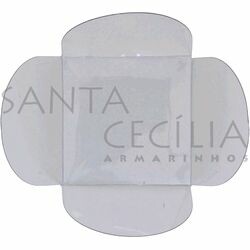 Forminha para Doces 4 Pétalas em Acetato M3 - 50 un.