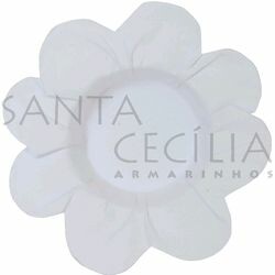 Forminha de Doce Rô em Cartolina Branca Lisa