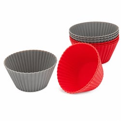 Kit Forminhas de Silicone 7,5cm x 7,5cm x 3,3cm 6 unid. Ref. CK4568