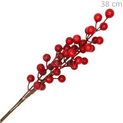 Galho com Berries Vermelhas 38 cm Ref. GTH2025-1