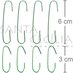 Ganchos em Metal - 60 unid.