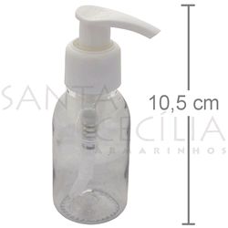 Potinhos para Lembrancinhas - Garrafinha Plástica c/ Válvula 60ml - 10 unidades