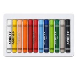 Giz Acrilex Oil Pastels 12 unidades