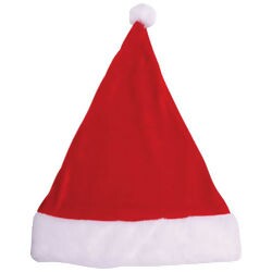 Gorro de Papai Noel de Veludo - Ref. NTG1003