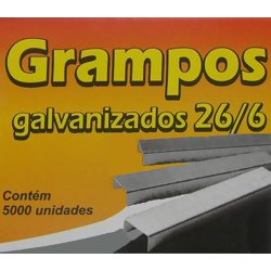 Grampos 26/6 com 5000 unid.