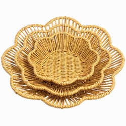 Cestas Organizadoras Multiuso Formato Flor de Plástico Ref. ZR-004